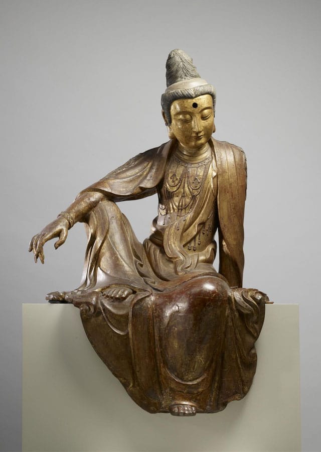 "Chinese - Seated Guanyin (Kuan-yin) Bodhisattva - Walters 25256 (2)" - Walters Art Museum. Licensed under Public domain via Public domain.
