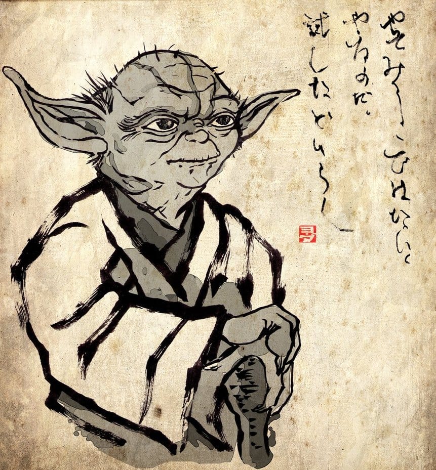 yoda zen buddhist zenga by gitoku